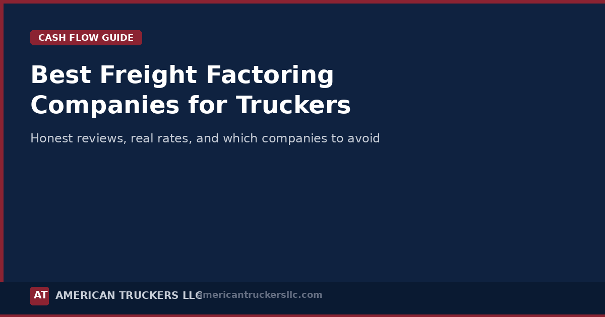 Best Freight Factoring Companies in 2026: 4 Ranked at 1.5%–5% Rates