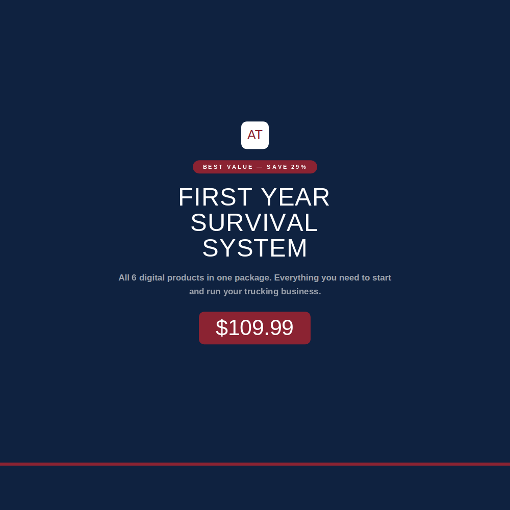 Cover of the First Year Survival System from American Truckers LLC